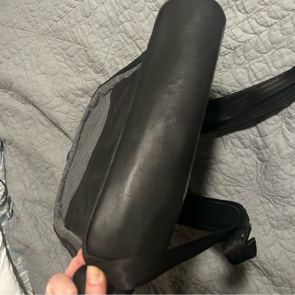 NEW BOCONI Recycled Polyester & Leather Backpack ( DEFECT) - Picture 4 of 11